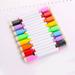 8 Colors Dry Erase White Board Marker Pen Fine Point Eraser Pen Built-in S9Y6