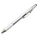 6 In 1 Multi-Functional Stylus Pen With Black/Blue Refill Tool Tech Ballpoint Pen With Clip Smooth Writing