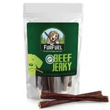 FurFuel Beef Gullet Sticks for Dogs. Light Bully Beef Jerky Sticks for Dogs. 6 Long 25 Pack. Great Chew Snack for Light Chewers- Puppies Small dogs & Senior dogs. All Natural Beef Esophagus.