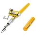 Fishing Pole Lightweight Mini Pen Shape Telescopic Fishing Rod Pole Reel Fish Tackle Tools