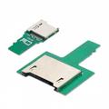 FVH 2pcs TF Micro SD Male Extender to SD Card Female Extension Adapter PCBA SD/SDHC/SDXC UHS-III UHS-3 UHS-2