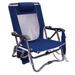 GCI Outdoor Bi-Fold Slim Compact Portable Sports Event Chair Royal Blue