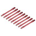 Uxcell 48mm Dart Shafts Medium 2BA Thread Aluminum Dart Stems - 9 Pack (Red)