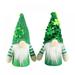 SILVERCELL St Patricks Day Gnomes Gifts Handmade Plush Swedish Scandinavian Gnome with LED Light Farmhouse St Patricks Day Decorations for The Home Table Decor