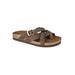 Women's Harrington Leather Sandal by White Mountain in Brown Leather (Size 6 M)