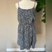 J. Crew Dresses | J.Crew 8 Spaghetti Strap Floral Dress With Elastic Waist And Hidden Side Pockets | Color: Blue/White | Size: 8