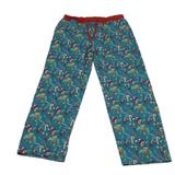 Disney Pants | Disney Adult Christmas Sleep Pants Mens Size L | Color: Blue/Red | Size: L