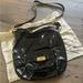 Coach Bags | Coach Black Patent Leather 'Kristin' Hobo Handbag- Small | Color: Black | Size: Os