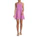 Free People Dresses | Free Peopledesert Days Halter Neck Pintuck Detail Sleeveless Button Front Open B | Color: Purple | Size: M