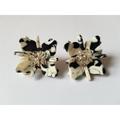 Anthropologie Jewelry | Anthropologie Nakamol Design Esme Post Earrings | Color: Black/White | Size: Os