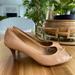 Coach Shoes | Coach Nude Tan Peep Toe Low Heels | Color: Tan | Size: 7.5