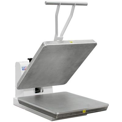 DoughXpress TXM-20 16x20" Dual-Heat Manual Clamshell Tortilla Dough Press - 220V, 3300W