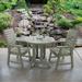 Weatherly 3-piece Outdoor Dining Set - 36" Round Table, Dining-height