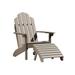 Outdoor Chair and Ottoman Set