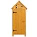 Outdoor Storage Cabinet Tool Shed Wooden Garden Shed Natural