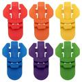 Beverage Barricade Soda Protector Can Opener Beverage Protector Color Coded Drink and Soda Protector 6Pcs