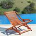 Malibu Outdoor Wood Folding Lounge