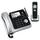 AT&amp;T TL86109 DECT 6.0 2-Line Expandable Corded/Cordless Phone with Bluetooth Connect to Cell and Answering System Silver/Black 1 Handset 2 x Phone Line - Speakerphone - Answering Machine - Backlight