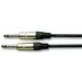 VDC - 6.35mm (1/4 ) Mono Jack to Jack Lead 3m Black