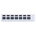 Anvazise USB Hub 7 Port Multifunctional Universal Driver-free High Efficiency High-speed Transmission with Switch Multi USB 2.0 Splitter Hub Use Power Adapter PC Accessories White