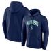 Men's Fanatics Branded Navy Seattle Mariners Master the Game Pullover Hoodie