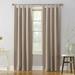 Sun Zero-Sun Zero Hayden Energy Saving Blackout Tab Top Curtain Panel Single Panel40x84-Stone84inLX40inWX84inH