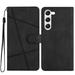 Tarise Galaxy S22 5G Flip Wallet Phone Case PU Leather Kickstand Wrist Strap Card Holders Shockproof TPU Inner Shell Slim Magnetic Solid Color Case Cover for Samsung Galaxy S22 5G 6.1 2022 Black