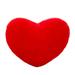 Lamuusaa Cute Soft Plush Red Heart Pillow Cushion Toy Throw Pillows Gift for Friends/Children/Girl/Couples/Fit for Living Room