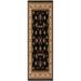 Rug Branch Traditional Persian Black Beige Indoor Runner Rug - 2x13