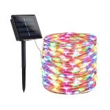 Aousin Solar String Lights Waterproof Copper Wire Fairy Lamp (Multicolor 100LED)