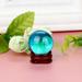 Pgeraug Ornaments Ball Hot!30Mm Natural Quartz Magic Ball Healing Ball Sphere And Stand Desktop Ornament B