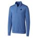 Men's Golf House Collection® Cutter & Buck Heather Royal Shoreline Half-Zip Jacket
