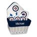 Newborn & Infant White Winnipeg Jets Personalized Medium Gift Basket