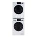 Equator Power Touch 18 lbs Compact 110V Washer +220V Vented Digital 4cf Dryer in White | 67 H x 47.1 W x 50 D in | Wayfair EW 835 + ED 880