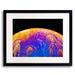 Made & Curated Soap Bubble Close up by Philippe Monthoux in Blue/Indigo/Orange | 17.2 H x 21.2 W x 0.87 D in | Wayfair 73137_Matted Paper_16 x 20