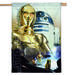 WinCraft Star Wars Droids 28'' x 40'' Double-Sided Vertical Banner