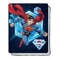 The Northwest Group Superman 40'' x 50'' Silk Touch Sherpa Throw Blanket