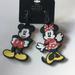 Disney Accessories | Disney Mickey Mouse And Minnie Mouse Bag Tags 2 Piece Luggage Tags Nwt | Color: Black/Red | Size: 5”