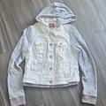 American Eagle Outfitters Jackets & Coats | American Eagle Outfitters Jean Jacket | Color: Gray/White | Size: M