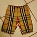 Burberry Bottoms | Burberry Boys Shorts Sz 6y | Color: Black/Tan | Size: 6b