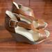 Jessica Simpson Shoes | Jessica Simpson Kalachee Brown Leather & Tan Suede Platform Wedge Sandals | Color: Brown/Tan | Size: 8