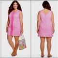 Lilly Pulitzer Dresses | Lilly Pulitzer For Target Nwt 14 Pink See Ya Later Shift Dress (A03) | Color: Pink/White | Size: 14
