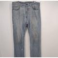 Levi's Jeans | Levi's 505 Distressed Paint Stained Holes Denim Blue Jeans Mens W 38 L 30 | Color: Blue | Size: 38