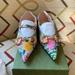 Gucci Shoes | Authentic Gucci Flat Ballerina Flora Ken Scott Size 6.5 | Color: Cream/Pink | Size: 6.5