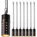 Arlmont & Co. Naiel 1-Bulb Integrated LED Outdoor Pendant Aluminium/Metal in Brown | 2.56 W x 2.56 D in | Wayfair C7750A685EAF40DDAC8A19F274F416E4