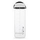 Hydrapak Recon - 50% recyceltem Kunststoff Wasserflasche, Eco Friendly & BPA frei, glattes Drehverschluss, Easy Carry (25 Unzen, Clear/Black & White)