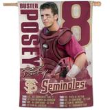 WinCraft Buster Posey Florida State Seminoles Jersey Retirement 28" x 40" One-Sided Vertical Banner