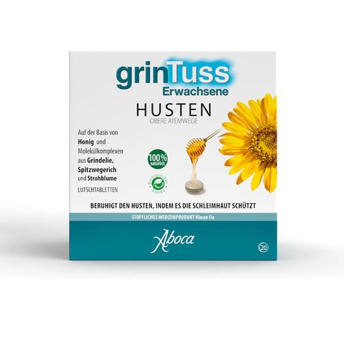 aboca – GRINTUSS Erwachsene Lutschtabletten Husten & Bronchitis 03 kg