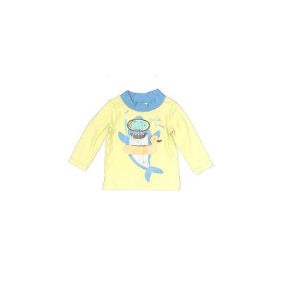 Carter's Rash Guard: Yellow Sporting & Activewear - Size 3 Month