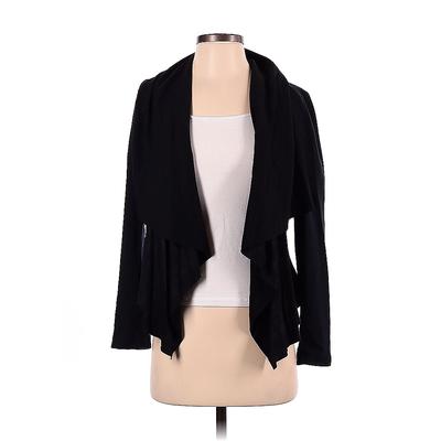 Splendid Cardigan Sweater: Black Color Block Sweaters & Sweatshirts - Women's Size X-Small